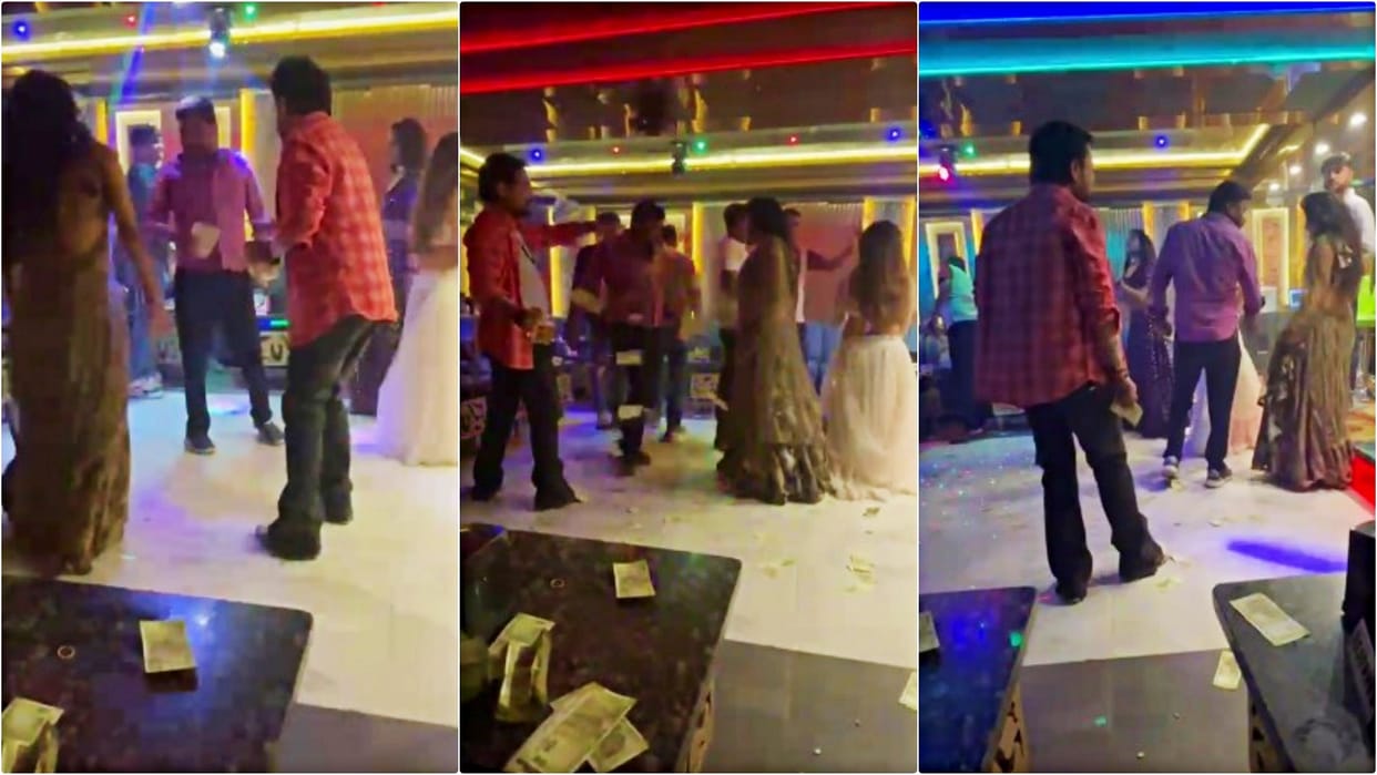 East Champaran: Video of Panchayat Secretary dancing and drinking alcohol with a bar girl surfaced, suspended