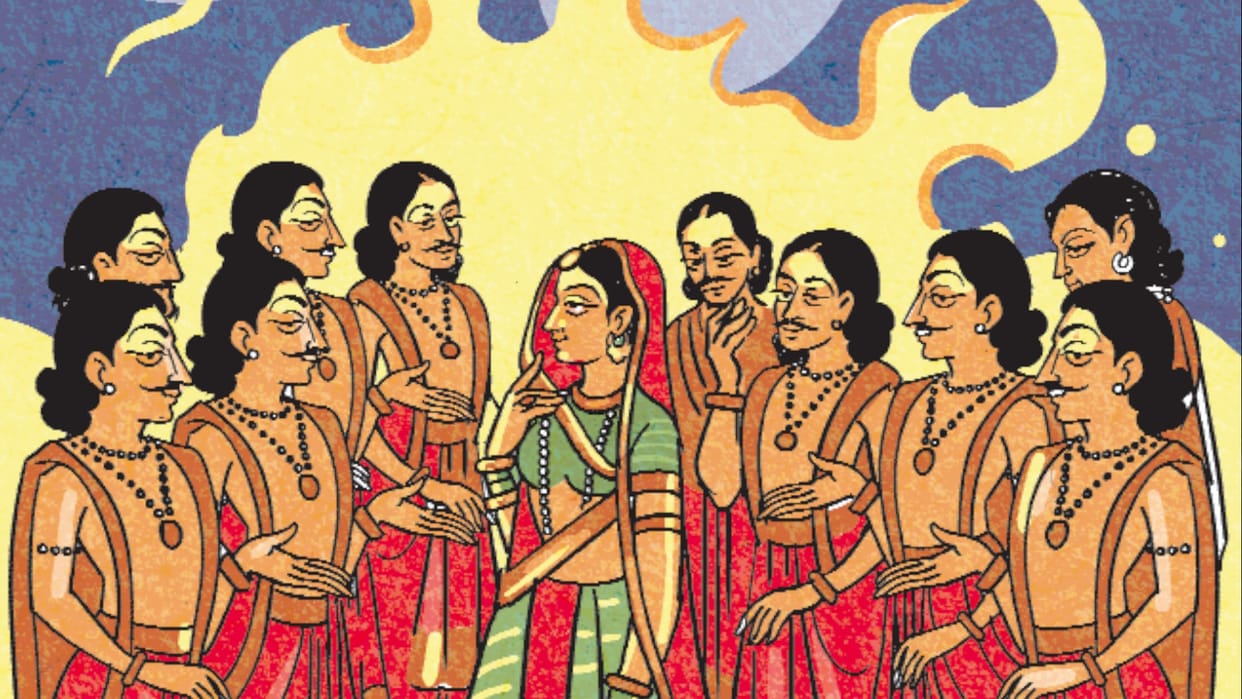 A woman married ten men prachetas bhai aur marisha vivah