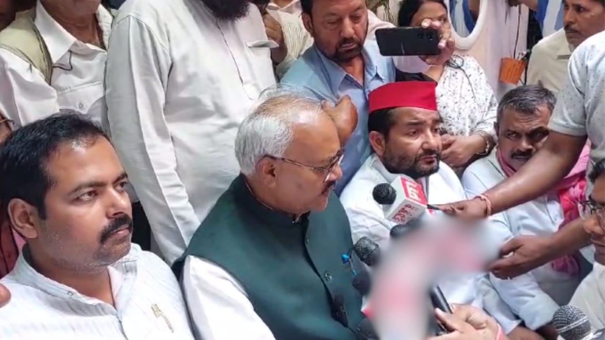 SP leader Lal Bihari met family of MLA Zahid Beg said Police adopting repressive policy