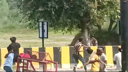 Saharanpur: Chaos due to statement of Yeti Narasimhanand, stones pelted on police after procession
