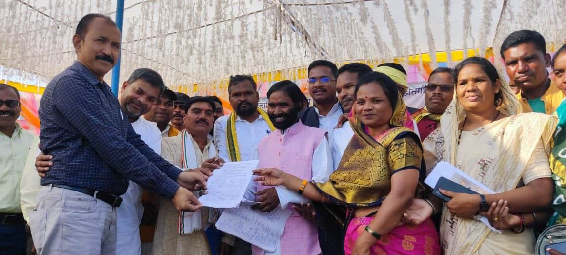 शोभापुर-खेतगांव को निरस्त किये जाने को लेकर हुई महापंचायत