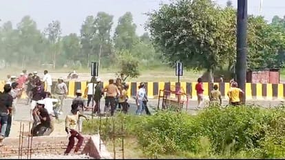 Saharanpur: Chaos due to statement of Yeti Narasimhanand, stones pelted on police after procession