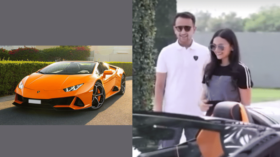 indore news lamborghini huracan evo spyder car