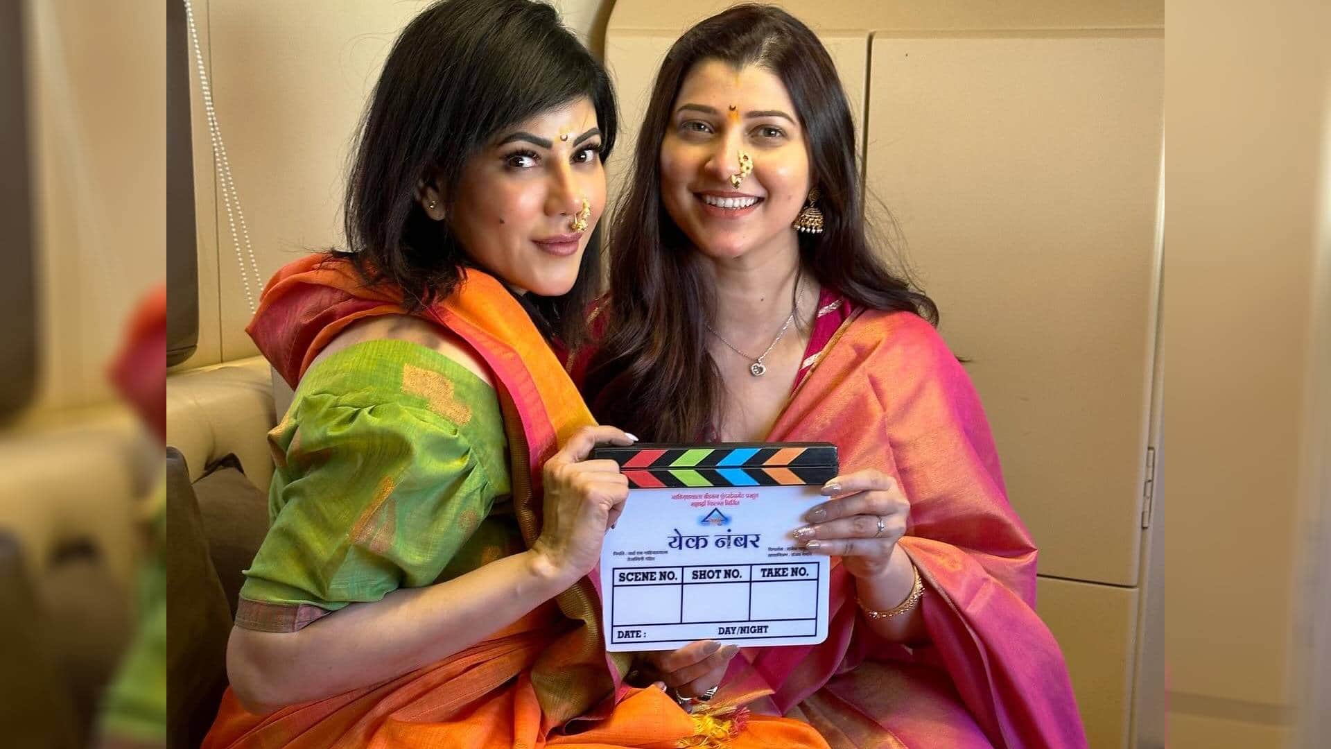 Warda s Nadiadwala pic viral breaking coconut wearing boots with akshay kumar housefull 5 shooting clapboard