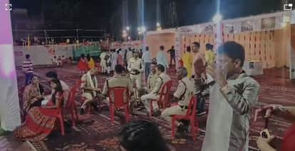 There was a ruckus after a non-Hindu youth entered the Garba festival in Guna