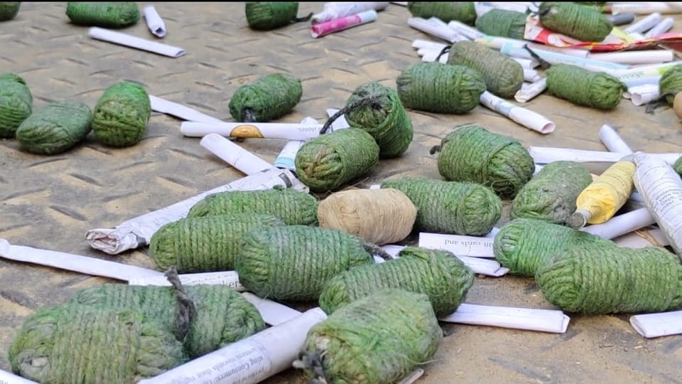 Huge quantity of fireworks recovered in Iglas Harduaganj