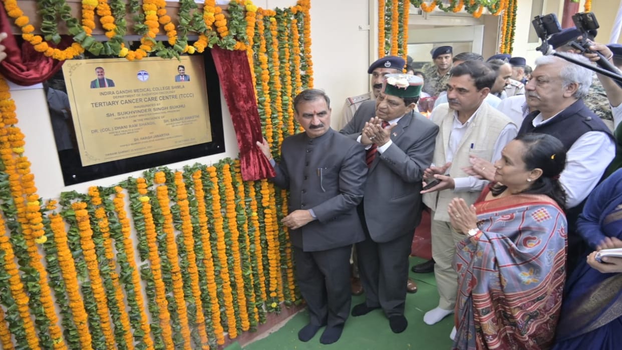 OPD block started in Tertiary Cancer Care Center at IGMC, CM Sukhu inaugurated it