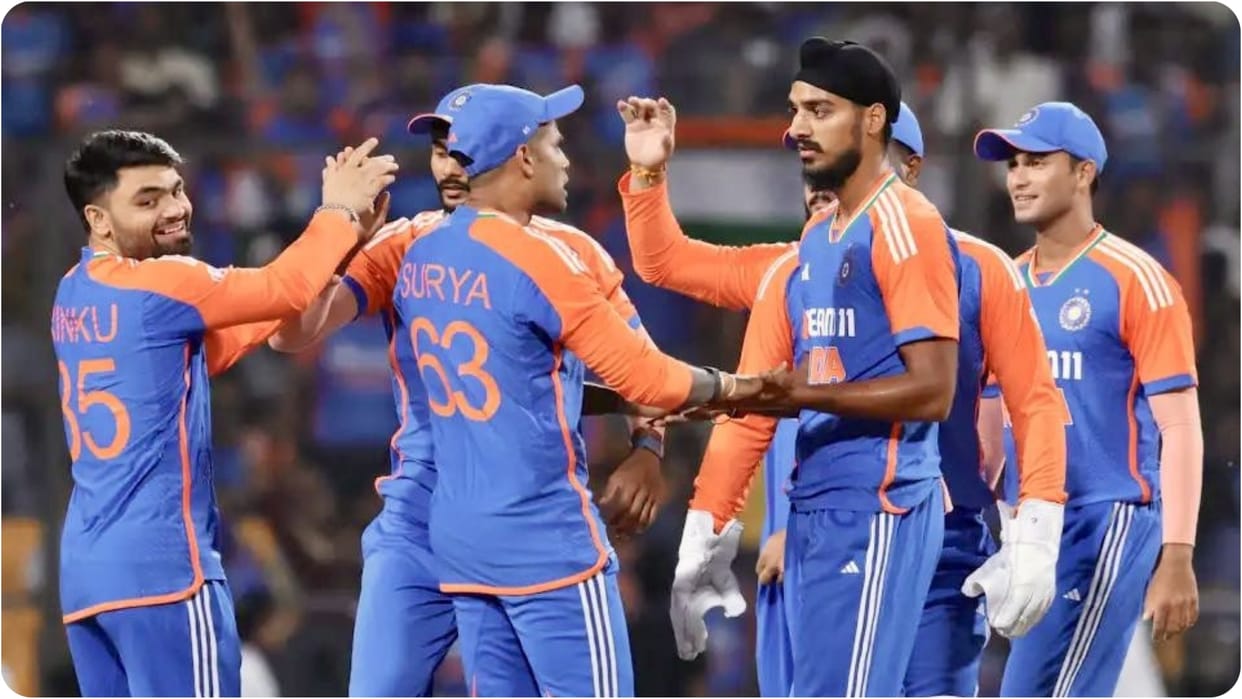 Indian team arrives at the Delhi airpot India will play against Bangladesh in the second T20 on Wednesday