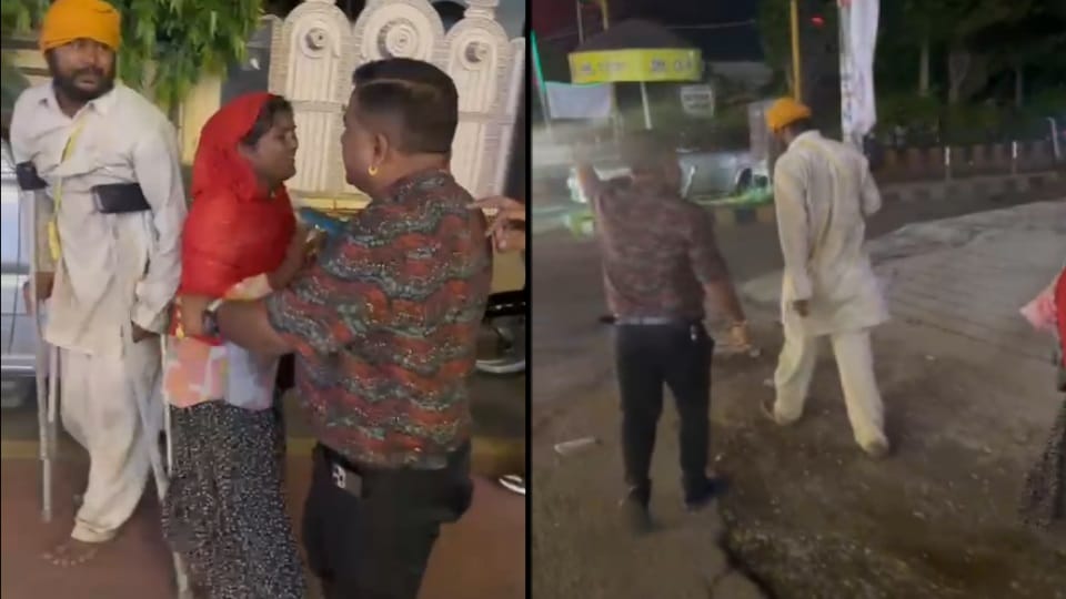 Beggar begging by posing as handicapped exposed in Jalandhar video viral