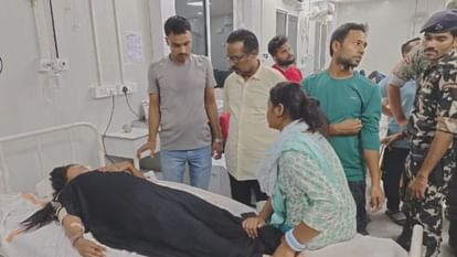 Jehanabad News: Villagers angry over death of a teacher in road accident attacked police, 4 policemen injured