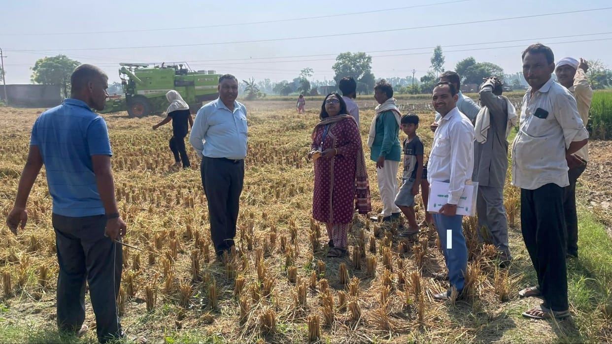 Haryana: Stubble burnt at five places in seven days in Jind, Rs 10,000 fine collected
