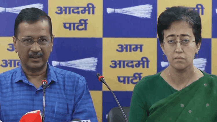 Chief Minister Atishi And Arvind Kejriwal Held A Press Conference Regarding Repair Of Roads In Delhi – Amar Ujala Hindi News Live