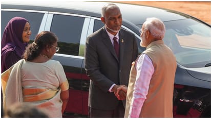 Maldives: President Muizzu arrives in India to improve relations, meets PM Modi at Hyderabad House today