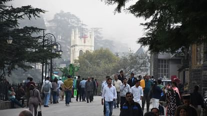 Himachal Weather Snowfall on peaks clouds in Shimla chances of rain from today