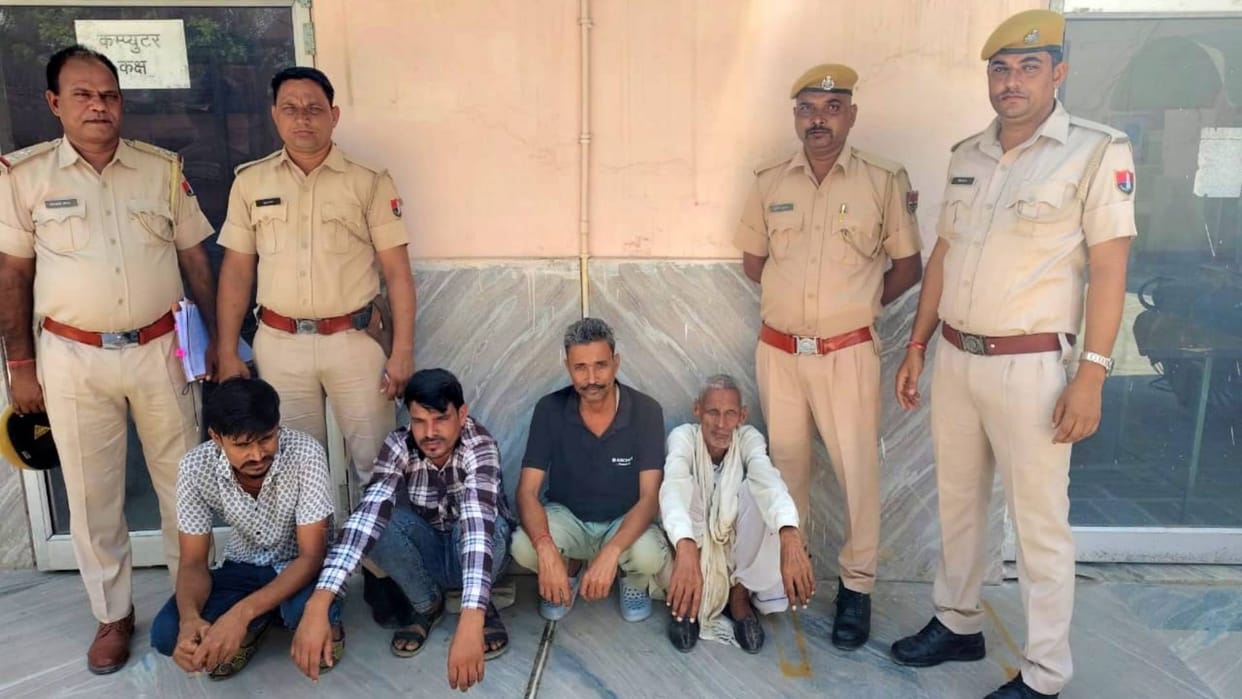 Kekri Four accused arrested in case of assault on police and obstruction in government work