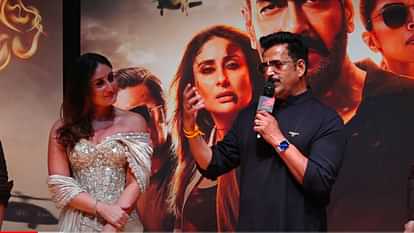 Singham Again trailer launch ravi kishan praises rohit shetty and ajay devgan urged watch movie with family