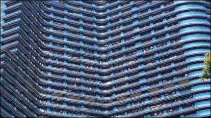 Worlds biggest residential building in China Regent International is home to 20,000 people