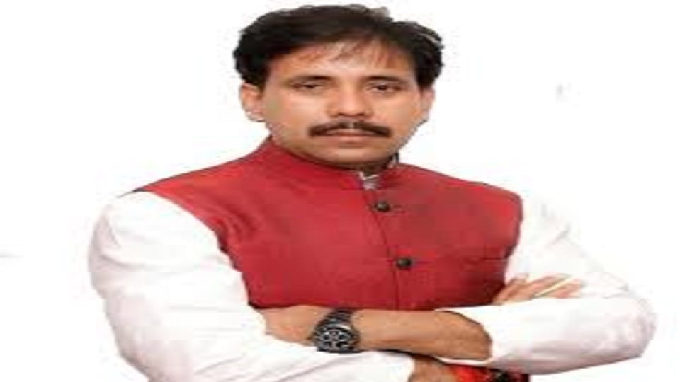 Labor and Employment Minister Anil Rajbhar in Aligarh