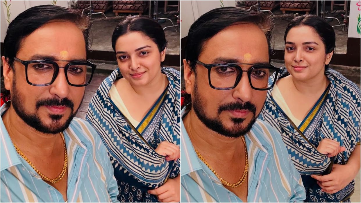 Bhojpuri actress Aamrapali Dubey Cried Badly during Movie Matri Devo Bhava shoot costar Sanjay Pandey revealed