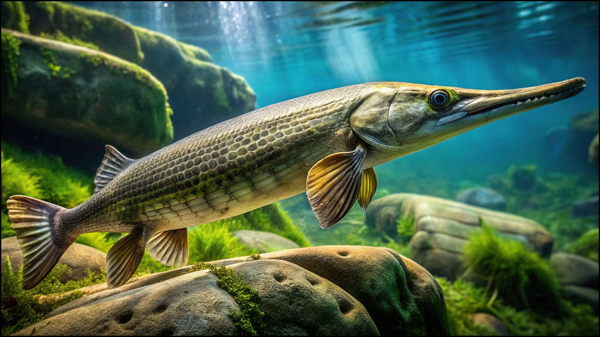 living fossil alligator gar fish who saw dinosaurs died also known as King of Living Fossils
