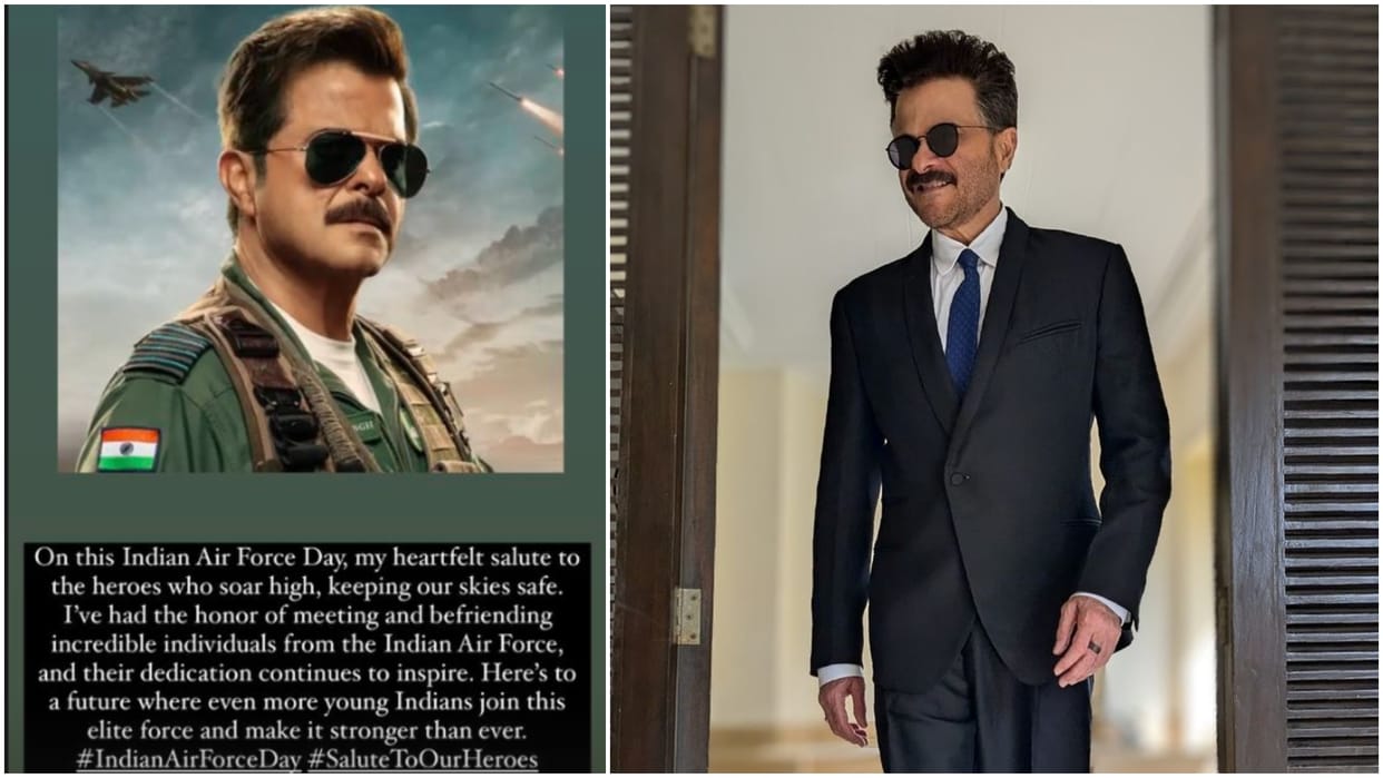 Anil Kapoor On Air Force Day 2024 salute brave soldiers said thank you for keeping the border safe