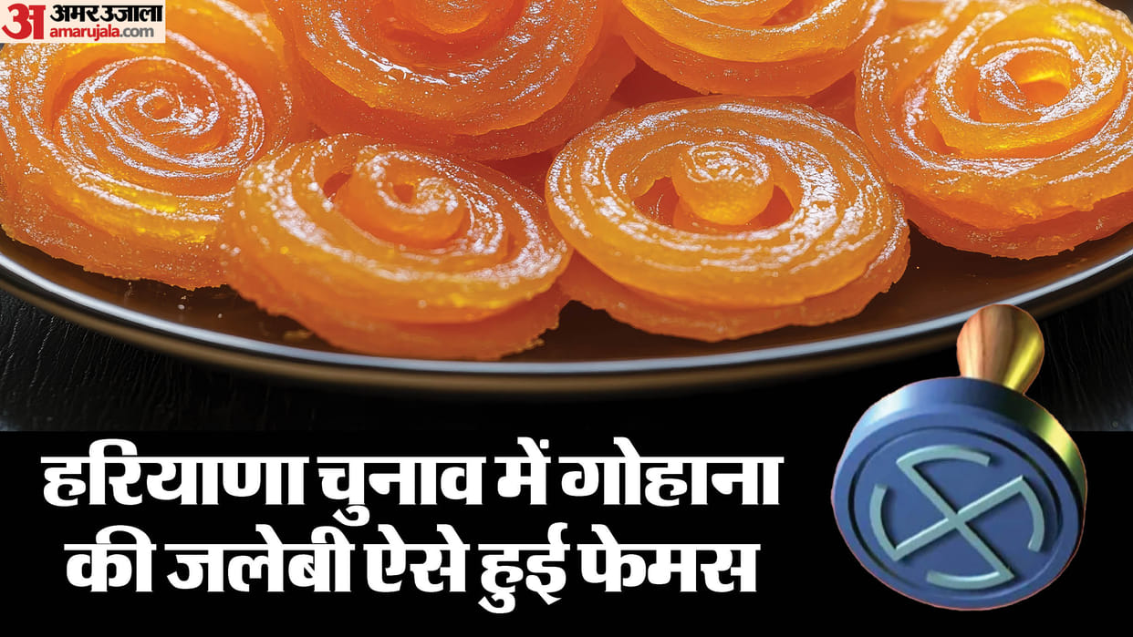 BJP wins Haryana election and BJP leader mocking on Rahul Gandhi with Jalebi news in hindi
