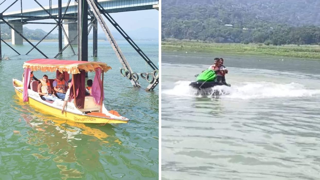 Bilaspur News Shikara jetty motor boat ride started in Gobind Sagar Lake Company got license