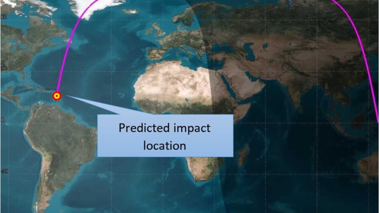 ISRO said Upper Stage of PSLV-37 rocket enters earth's atmosphere as predicted