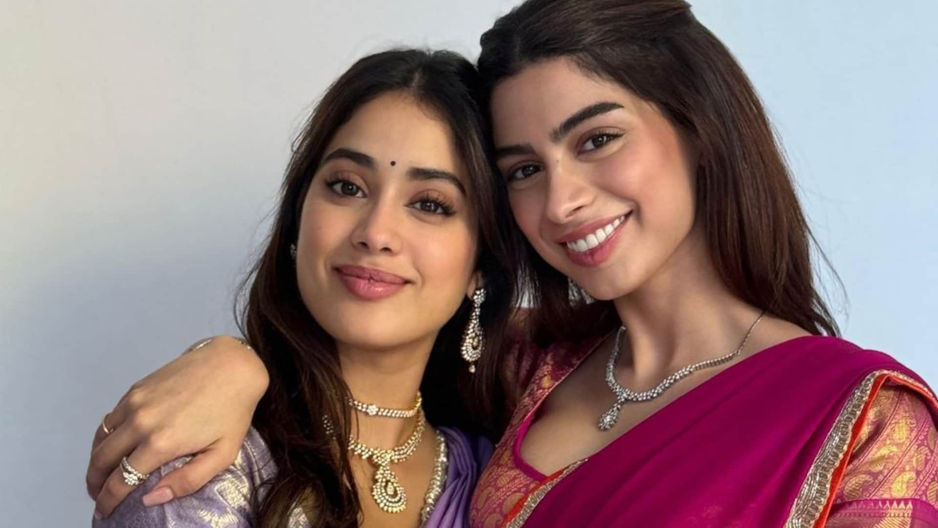 Bollywood Beautiful Sisters Pair Kareena Kapoor Karishma Kapoor Janhvi Kapoor Khushi Kapoor