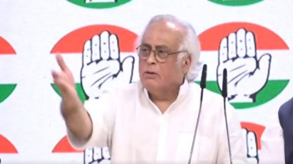 Press conference at Congress headquarters Jairam Ramesh and Pawankheda