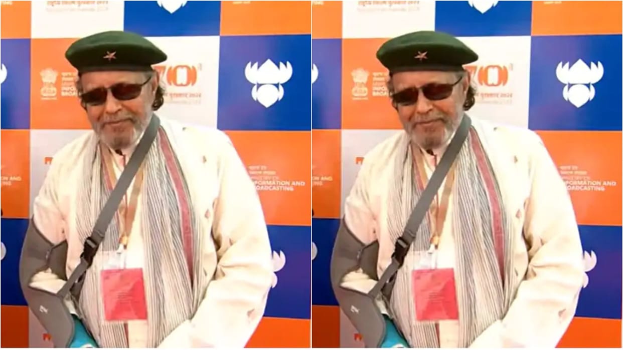 mithun Chakraborty arrived at 70th National Film Awards shares his happiness for dada saheb phalke award