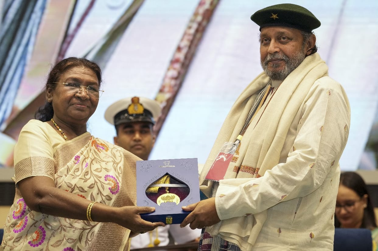 National Film Awards 2024 Live President Droupadi Murmu Winners List Mithun Chakraborty Rishab Shetty
