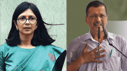 स्वाति मालीवाल और सीएम अरविंद केजरीवाल