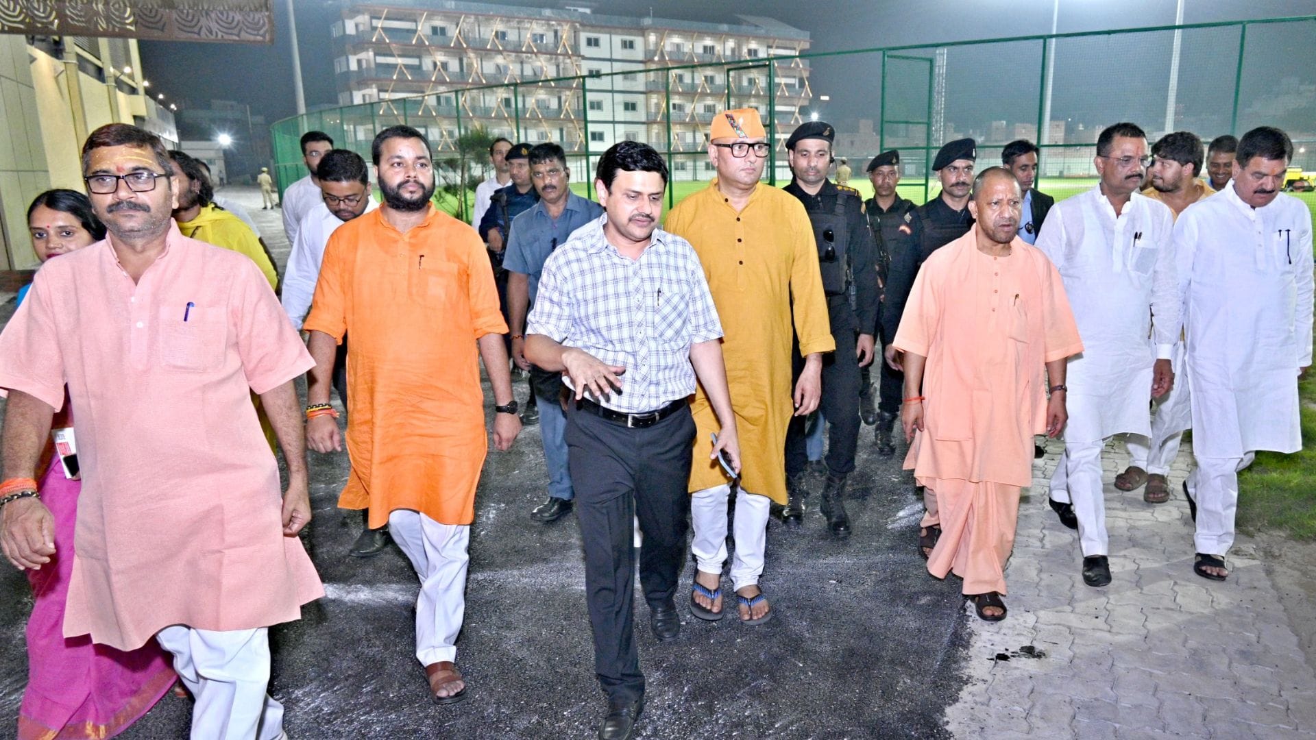 CM Yogi  Birthday visited Baba vishwanath 125 times shows affection towards children pictures