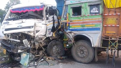 Terrible collision between two trucks on Delhi-Yamunotri National Highway vikasnagar Dehradun News