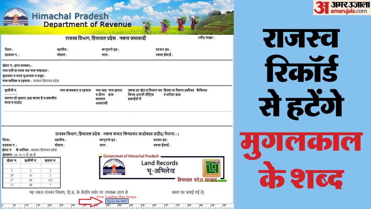 Himachal News Revenue records will be made easier in Himachal words from the Mughal period will be removed