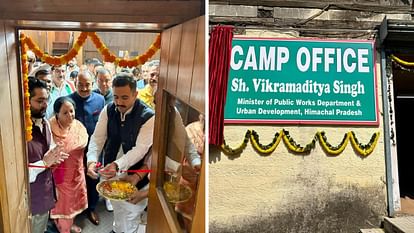 Like Kangana Vikramaditya Singh also opened his camp office in Mandi Himachal Pradesh