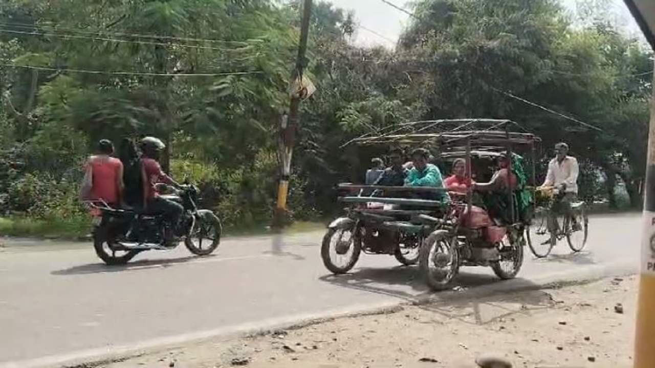 Pilibhit Man made desi jugaad vehicle in Pilibhit