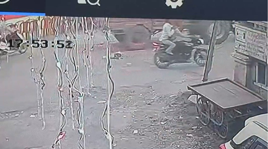 घटना की सीसीटीवी फुटेज