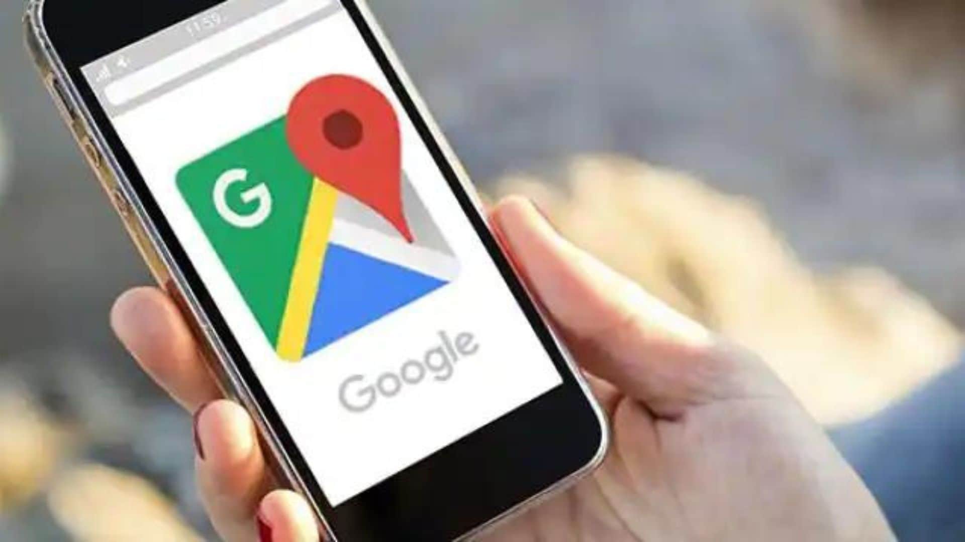 google maps parking location save feature india