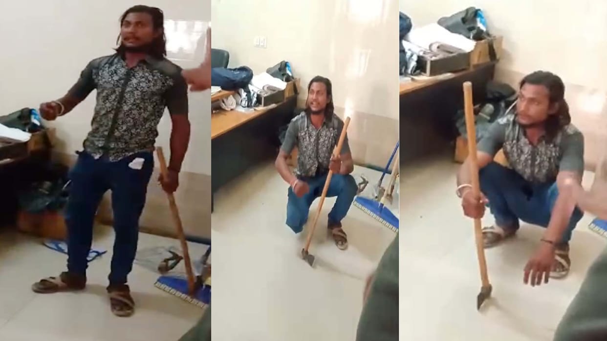 Banda: Young man entered the postmortem house with an axe, asked for his father's body