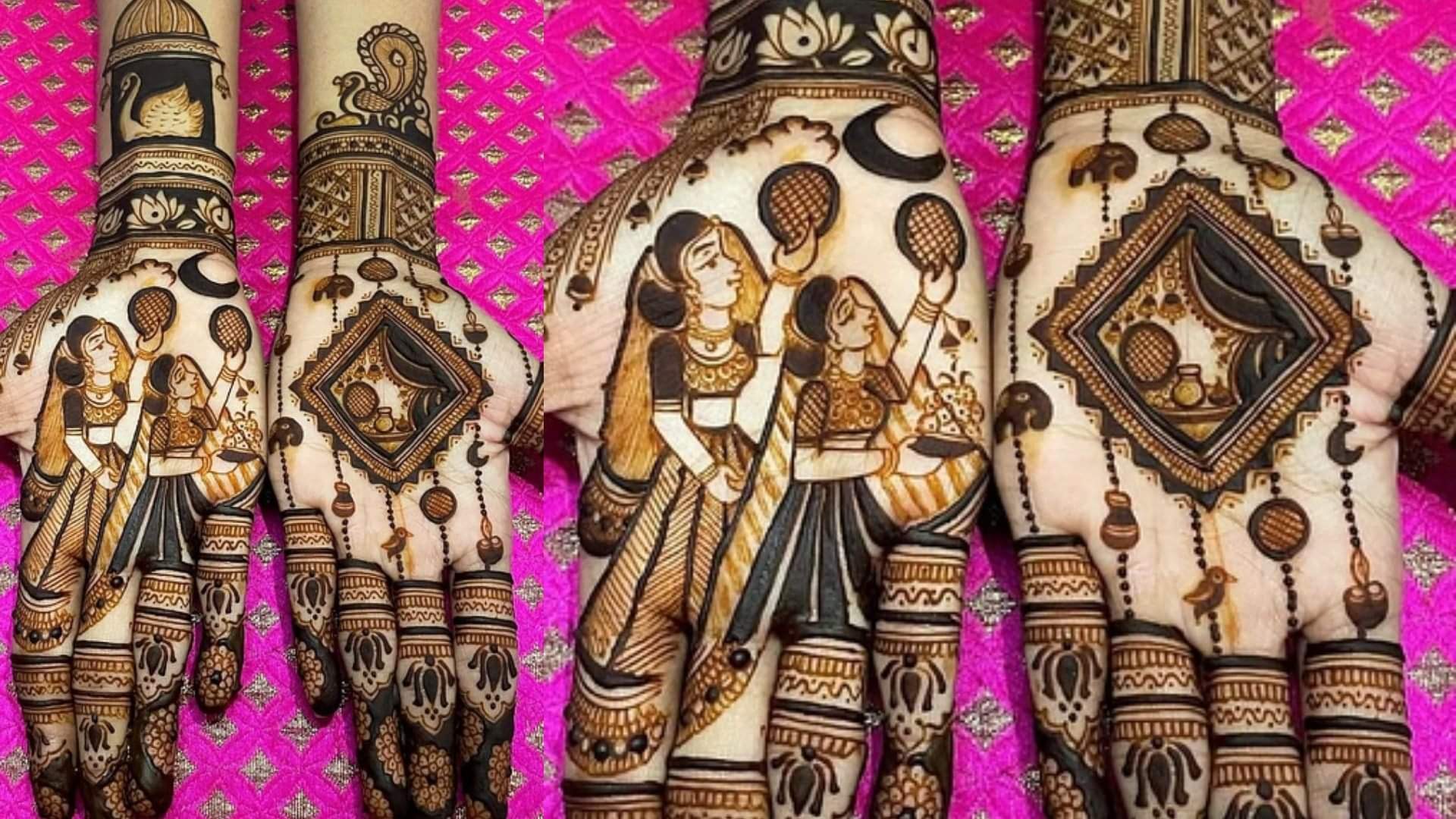 Karwa Chauth Special Mehndi design 2024 images latest and simple henna art disprj