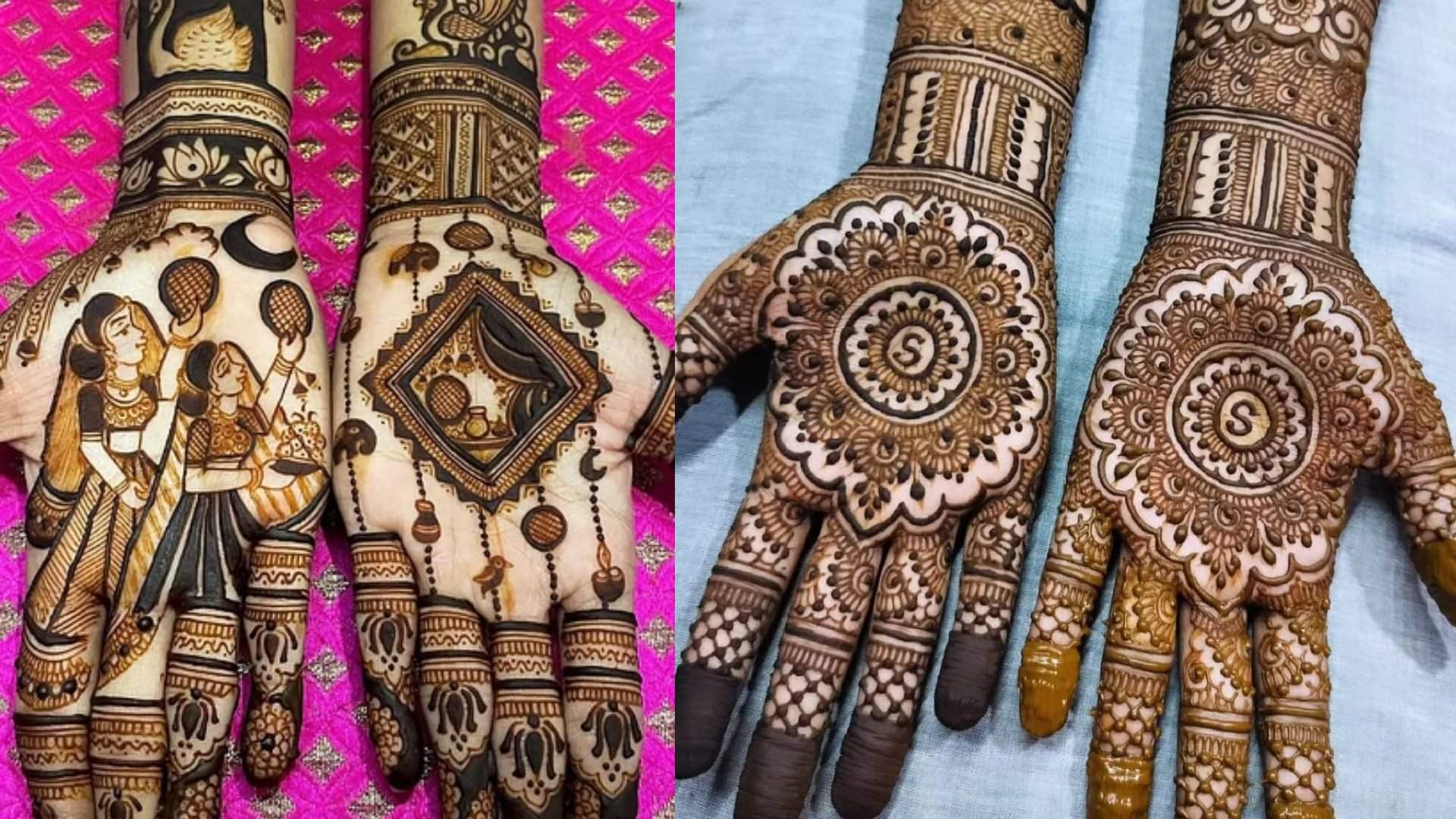Karwa Chauth Special Mehndi design 2024 images latest and simple henna art disprj