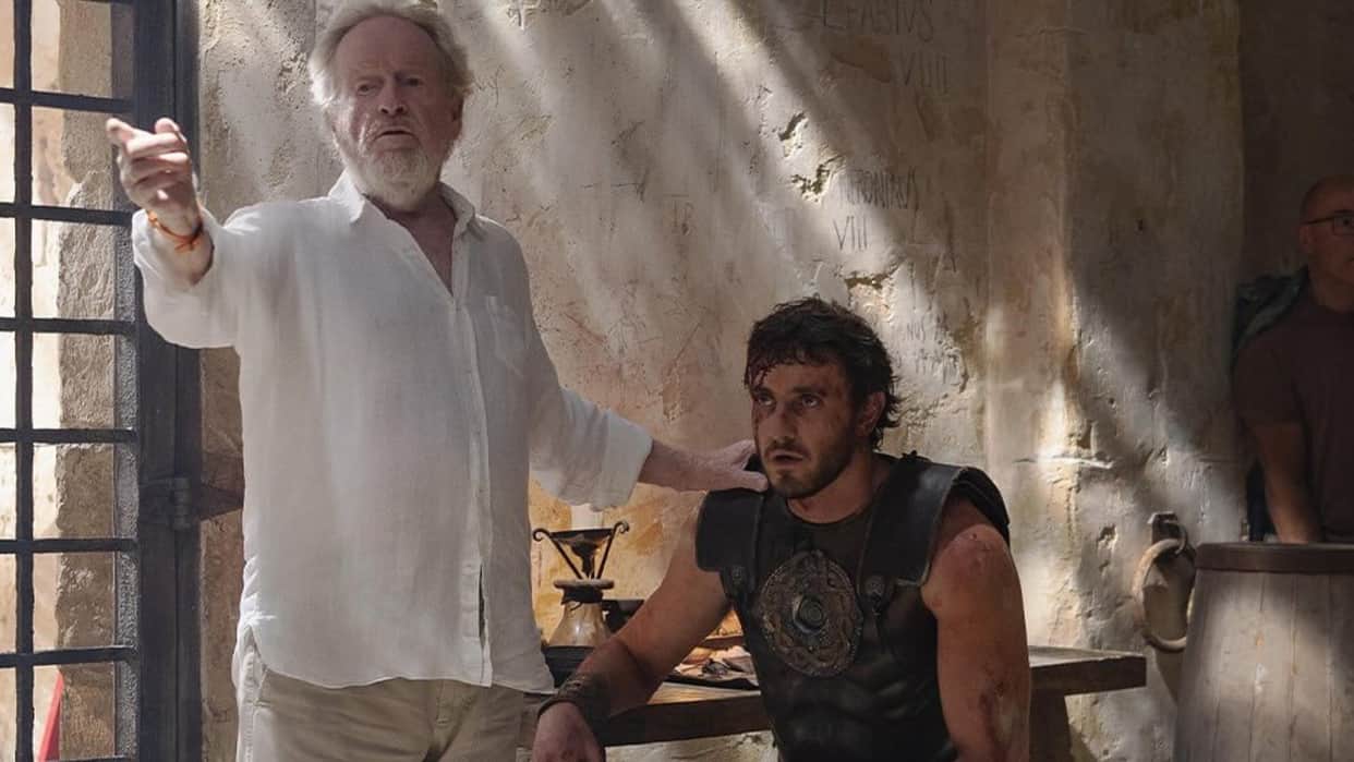 Before Release of Gladiator 2 Ridley Scott Says He Has Started Working On Gladiator 3 said I Got 8 Pages