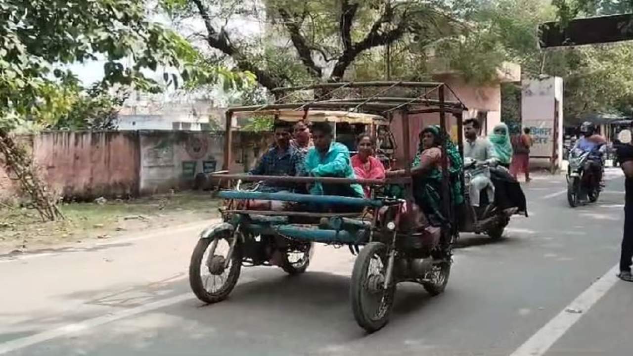 Pilibhit Man made desi jugaad vehicle in Pilibhit