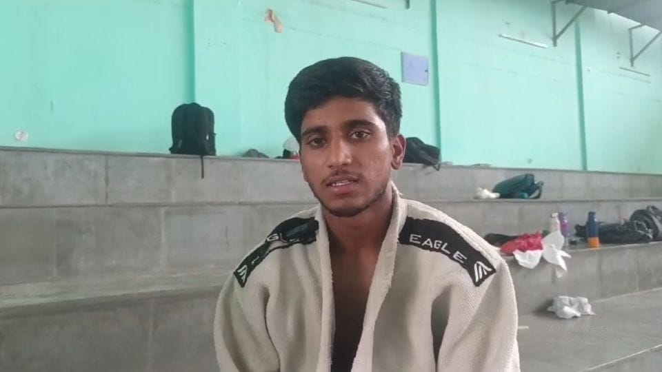Vivek Kumar Judo Training Sai Hostel Malakpur Stadium Judo Academy at Malakpur Stadium