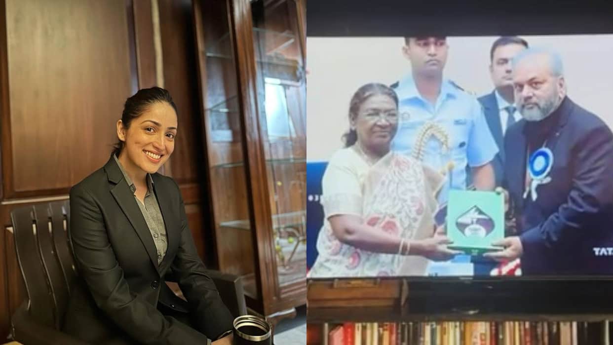 Yami Gautam shares an emotional post for her father as father Mukesh Gautam wins his first National Film Award