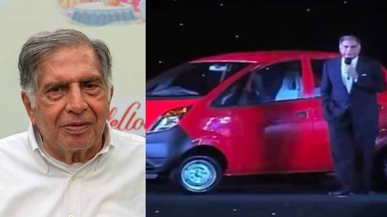 Ratan Tata: Bike riders' dream of owning a car came true from the Pantnagar plant.