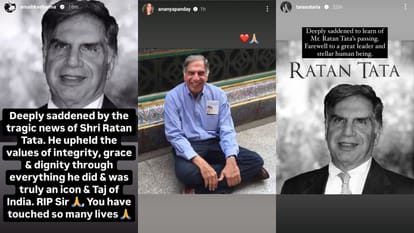 Bollywood celebs mourns on ratan tata death give tribute to him ajay devgan sanjay dutt anushka sharma