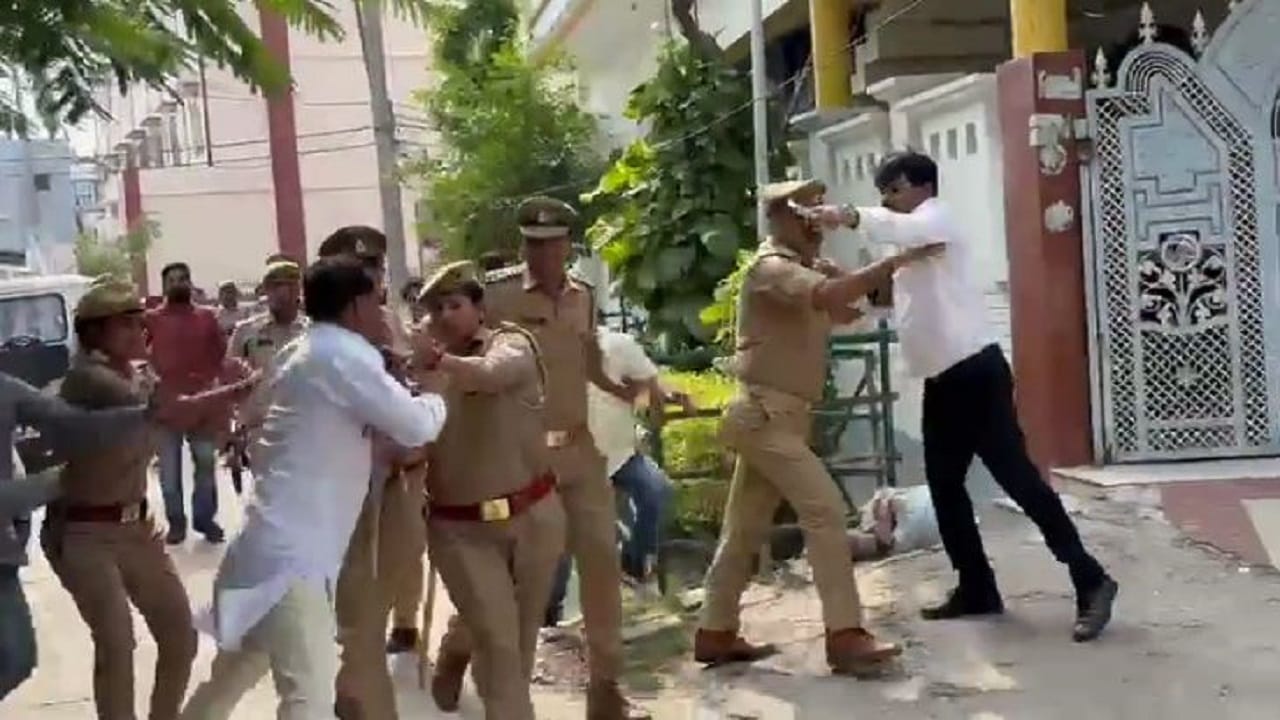 lakhimpur kheri bjp mla slapped case three complaints lodged at the police station